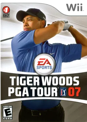 Tiger Woods PGA Tour 07 box cover front